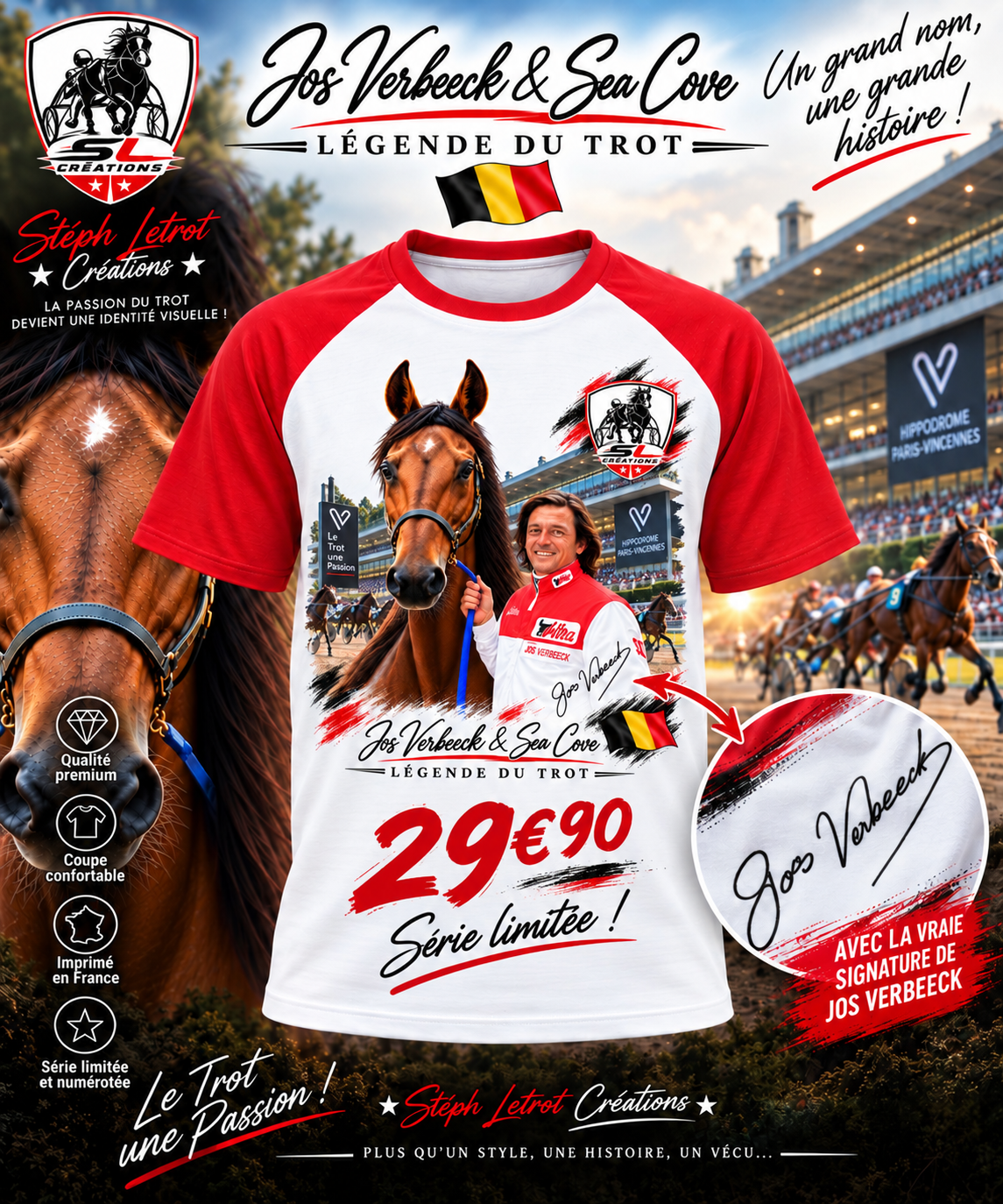 Tee-shirt série limitée Jos Verbeeck & Sea Cove